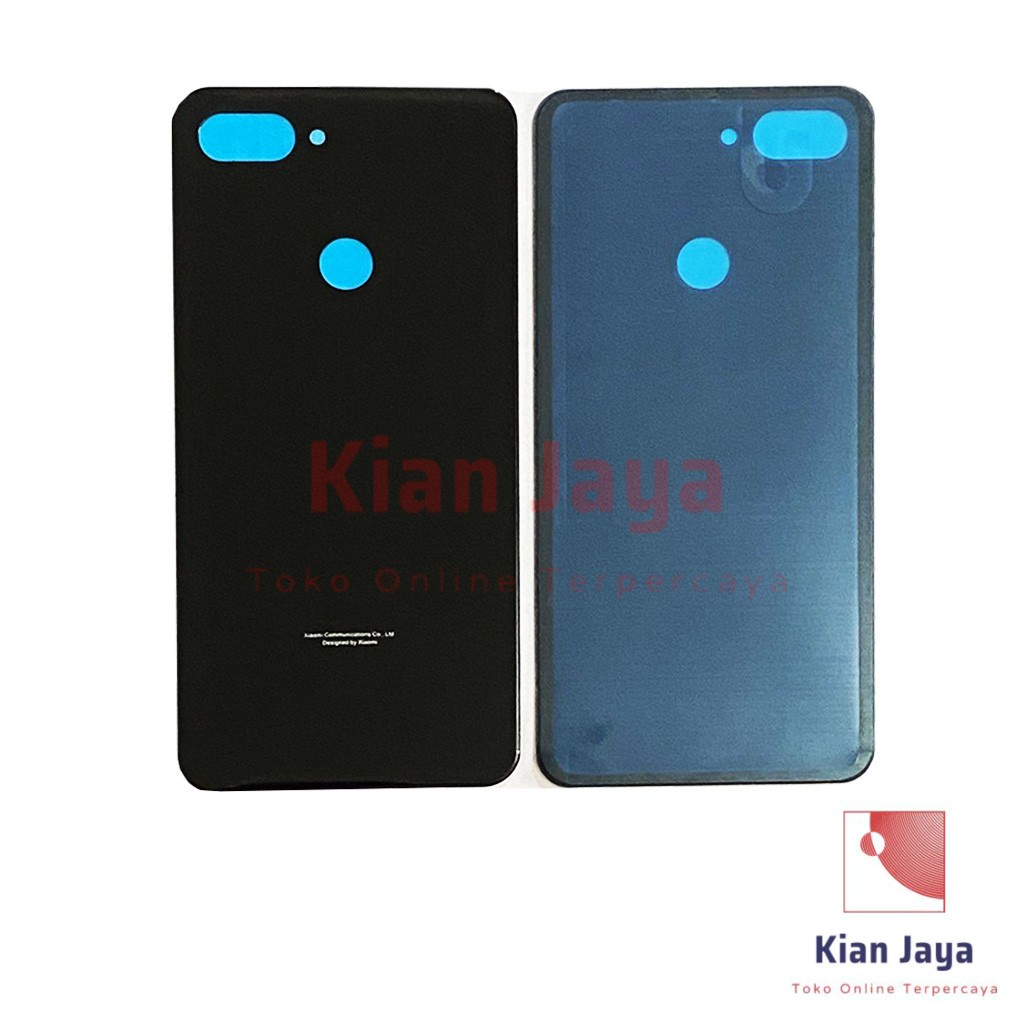 Backdoor Xiaomi Mi 8 Lite Back Cover Tutup Belakang Baterai Cassing Casing Backcase Original