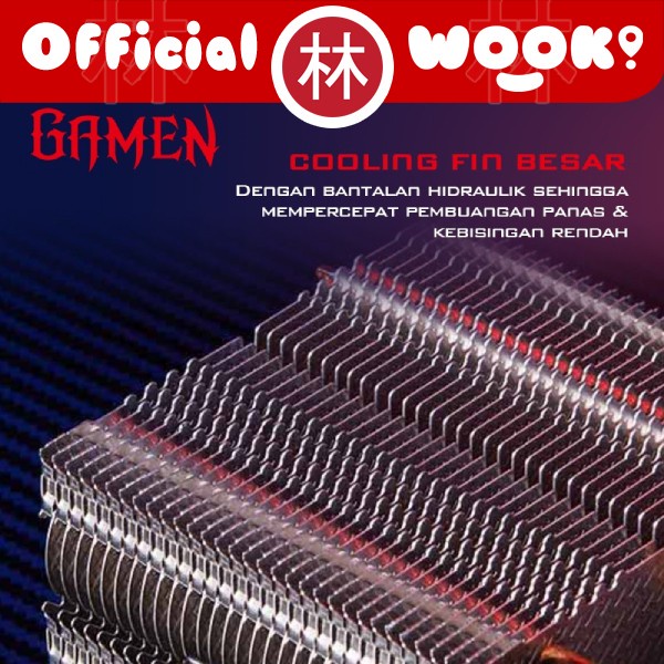 GAMEN GCC100 / GCC200 Gaming CPU Fan Universal Cooler Copper Plated