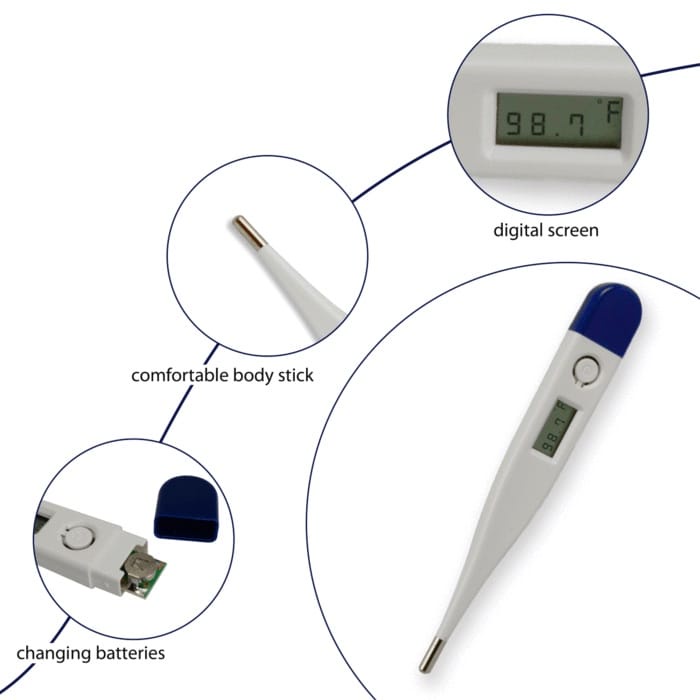 Thermometer Digital Alat Pengukur Suhu Bayi - Termometer Bayi Anak Anak