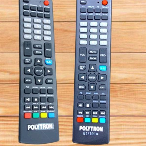 ✶ Remote Remot TV Polytron / Lcd Led Bazzoke Cinemax Xcel ►