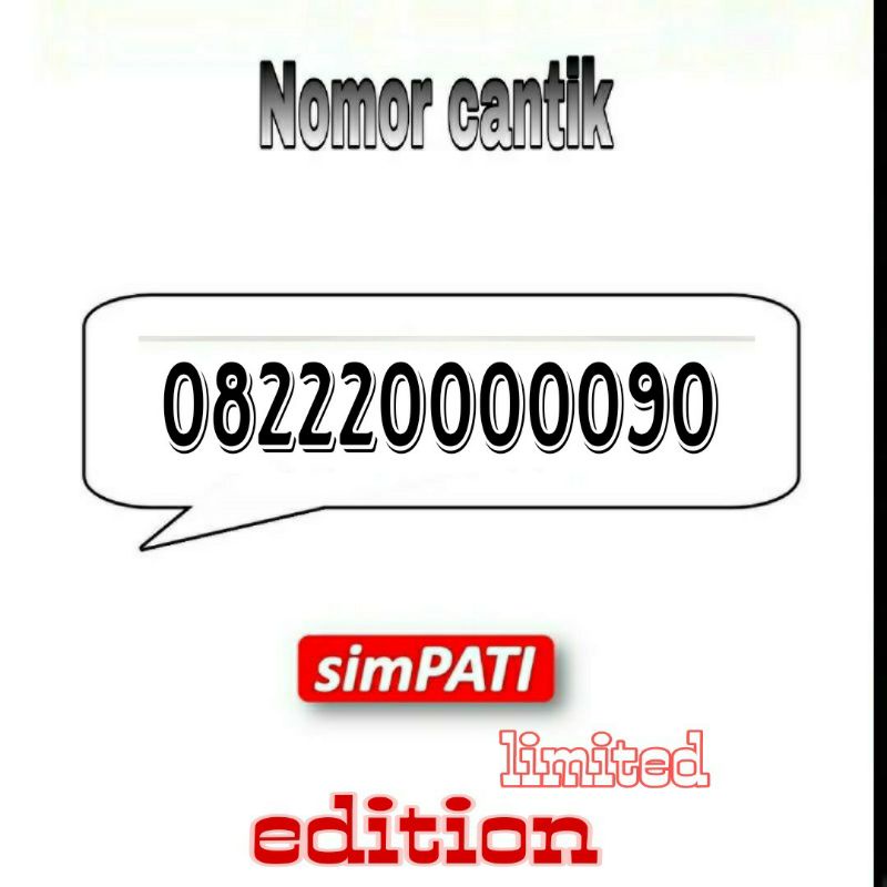 Nomor cantik simpati nomer kartu perdana Telkomsel simpati cantik seri tahun 22 222 20 220 2220 200 