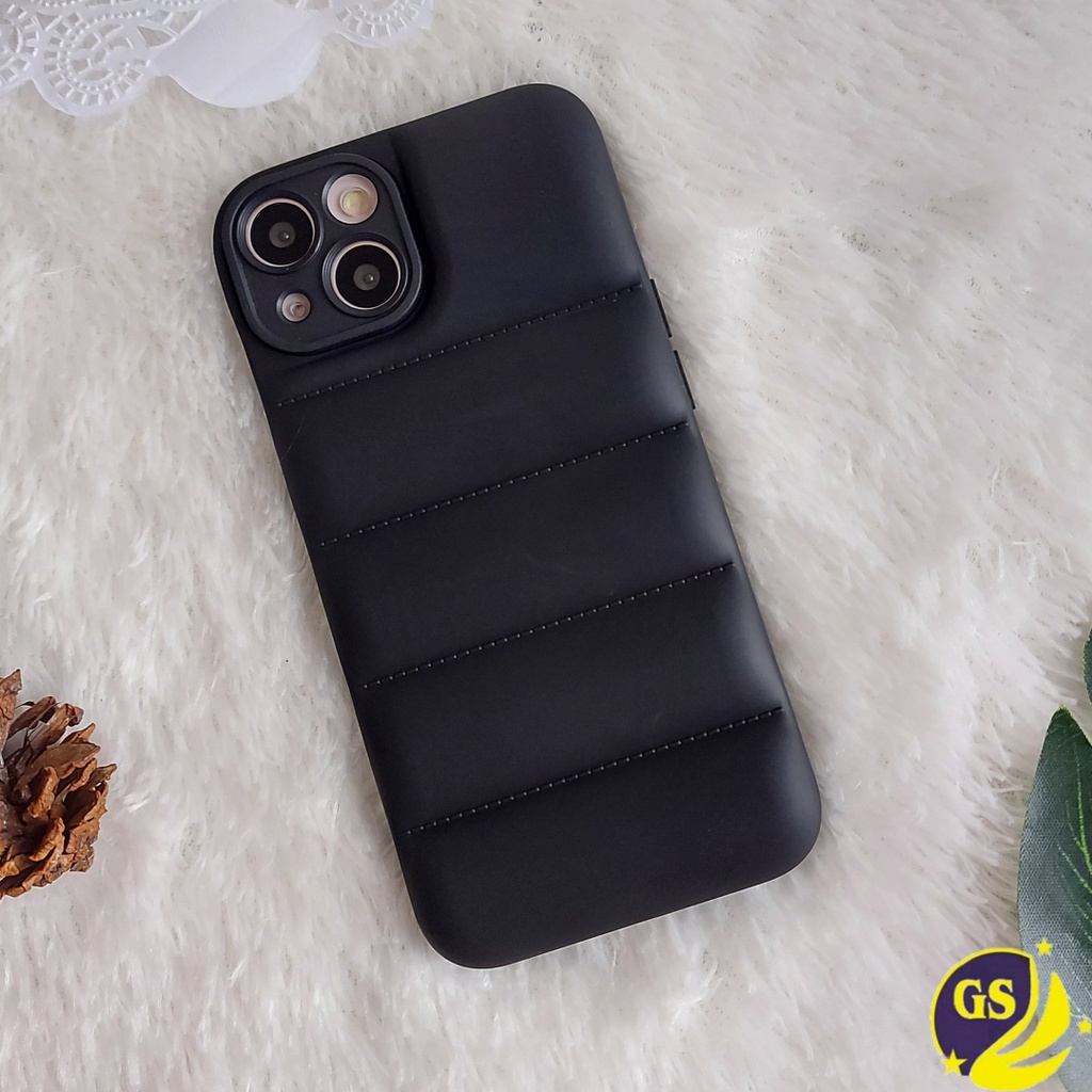 Case Puffy Bantal iPhone 14 Pro Max 14 Plus iPhone 13 13 Pro 13 Pro Max 13  Mini 12 12 Pro 12 Pro Max 12 Mini PUFF CASE JACKET Casing Bantal Empuk