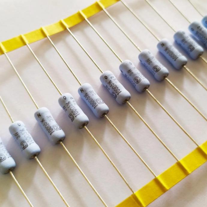 RESISTOR 100OHM 33OHM 30OHM 3WATT PANASONIC / RESISTOR 100R 33R 30R 3W - 33 Ohm muri33l Segera Dapat
