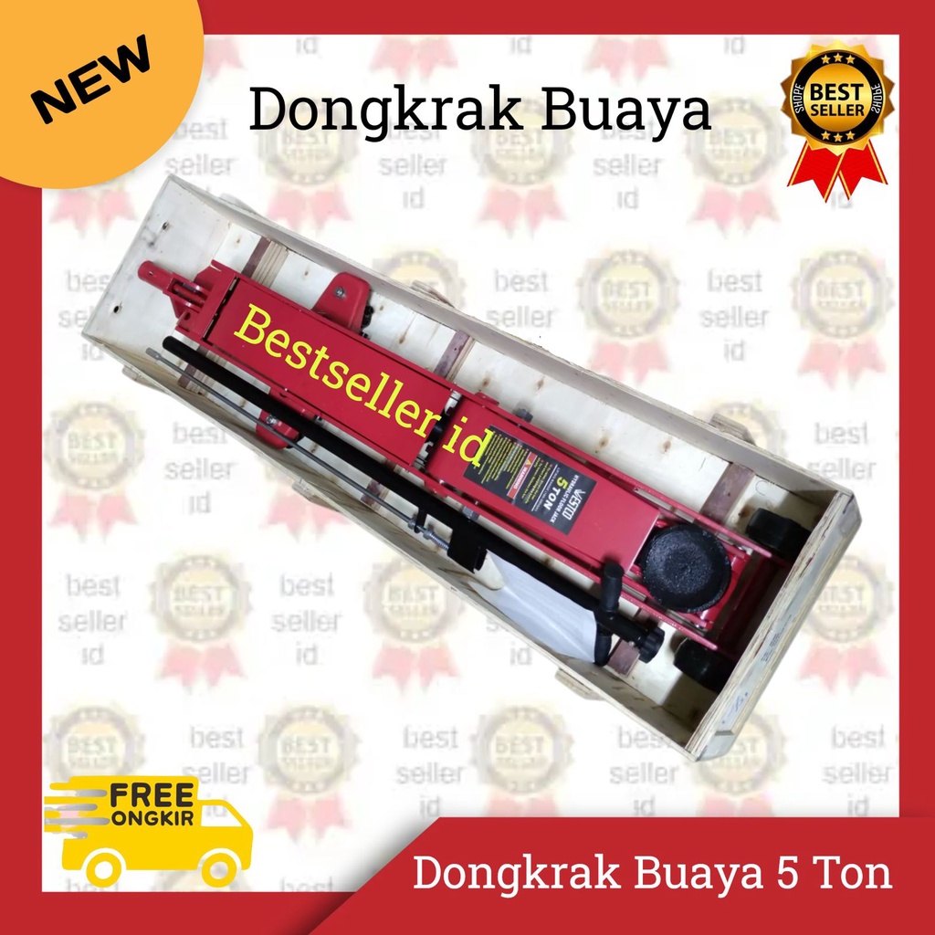 WESTCO Dongkrak Buaya 5 Ton Long / Dongkrak Mobil 5 Ton Heavy Duty