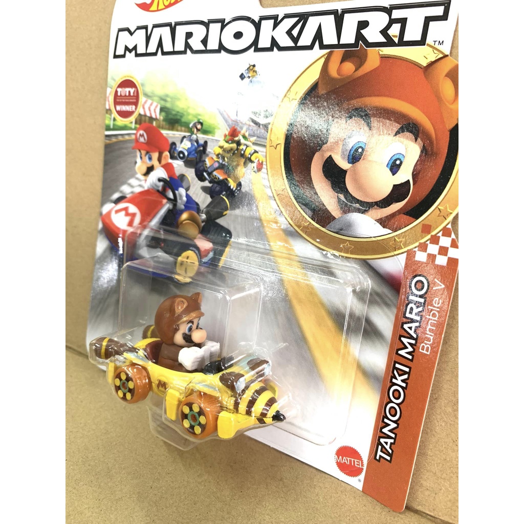 Hotwheels Mario Kart Tanooki Mario Bumble V