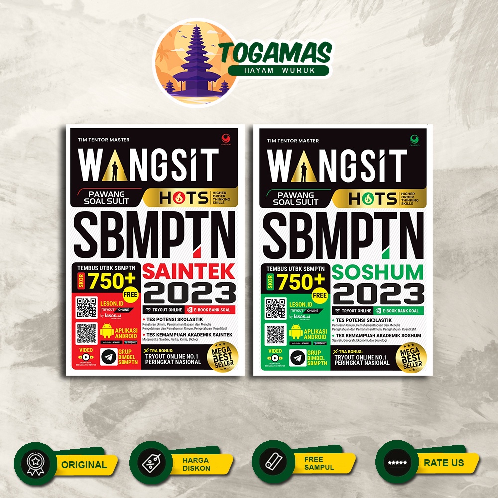 WANGSIT HOTS UTBK SBMPTN SOSHUM & SAINTEK 2023 - GRASINDO