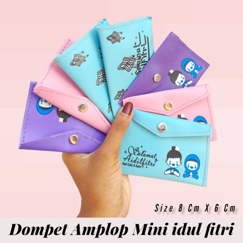 

1 pack isi 12 angpow idul fitri mini dompet amplop lebaran