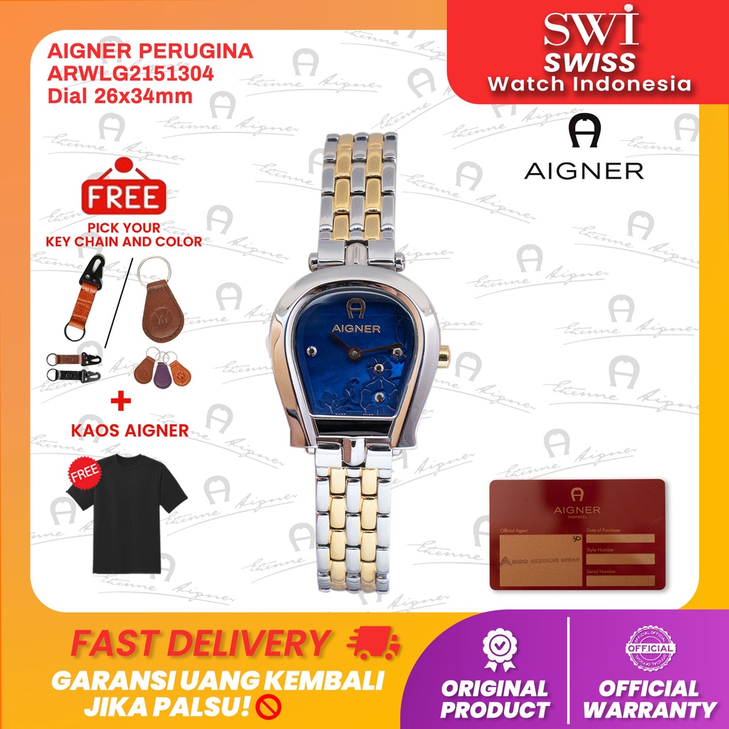 Jam Tangan Wanita Analog Aigner ARWlG2151304 Perugina