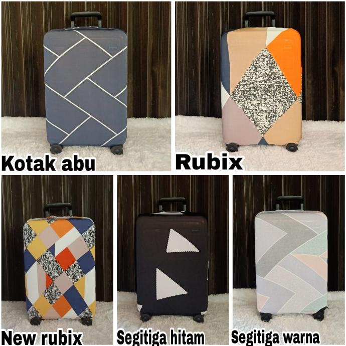 Sarung Pelindung Koper Elastis/Cover Motif Premium