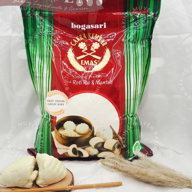 

➬ TEPUNG CAKRA KEMBAR EMAS ROTI PAO & MANTAO 5 KG ☜