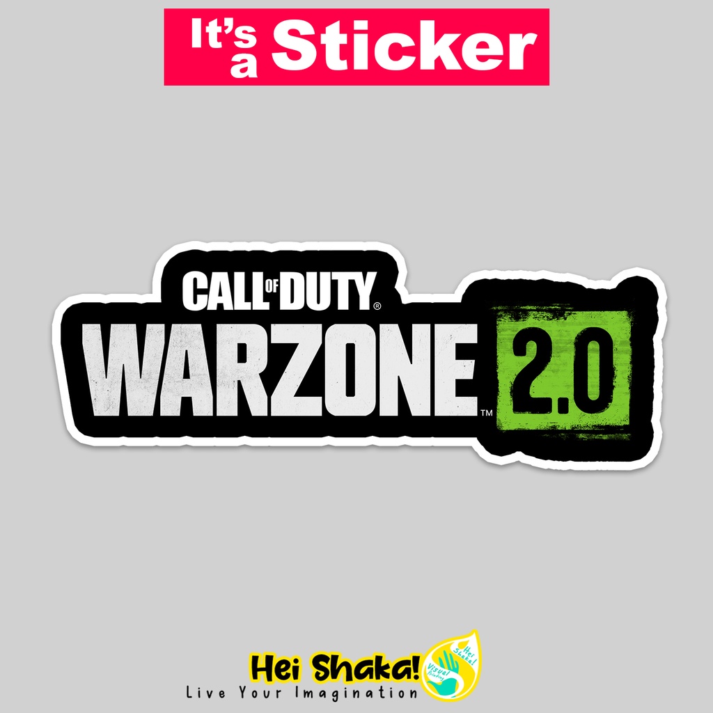 

Stiker COD Call of Duty Warzone 2.0 Sticker Gamer Tempelan Gaming Bahan Vinyl Anti Air