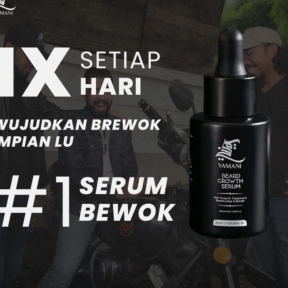 ✪ Yamani Beard Growth Serum - Penumbuh Brewok Anti Ribet ➲