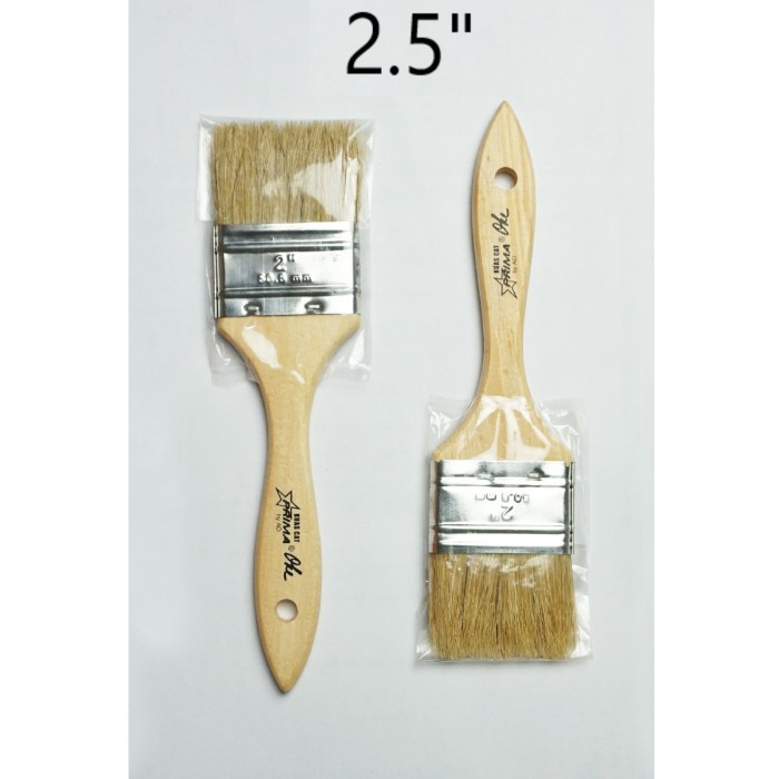 

PRIMA OKE KUAS CAT 2.5" KUAS SERBAGUNA BRUSH GAGANG KAYU 2.5 INCH