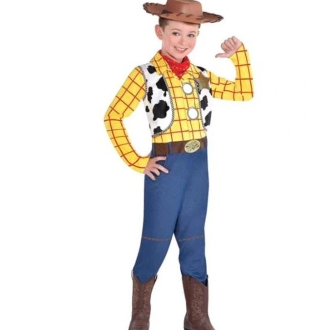 kostum woody toy story/costume woody toy story/cosplay/baju koboi anak
