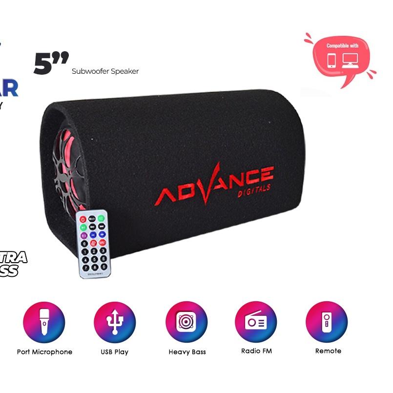 ✫ 100% Ori T-101BT SPEAKER BLUETOOTH ADVANCE DIGITAL SUBWOOFER KARAOKE SUPER BASS SALON AKTIF WIRELE