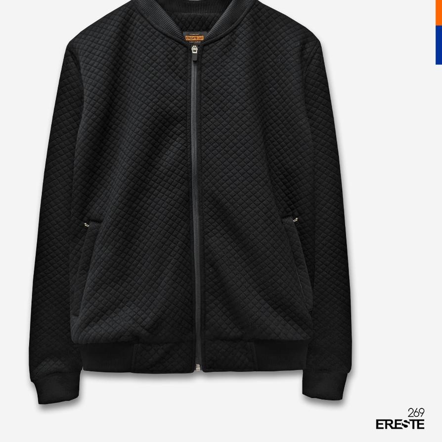 ☄ Ereste269 Jaket Pria Cozy Black Premium ➣