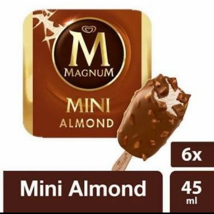 

es krim magnum mini almond 6 x 45 ml
