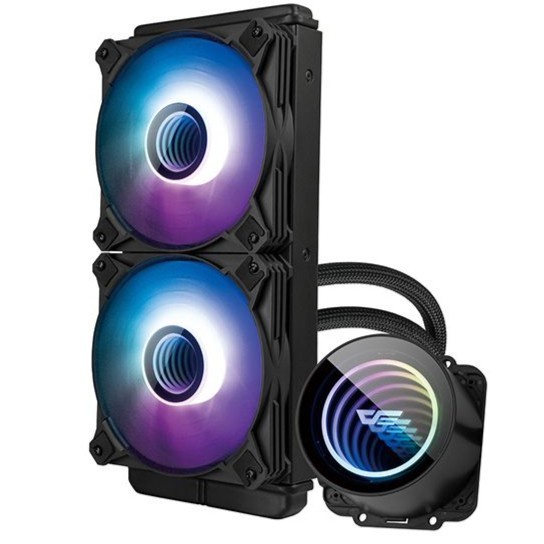 DARKFLASH TWISTER DX240 V2 ARGB 240MM LIQUID AIO WATER PC COOLER