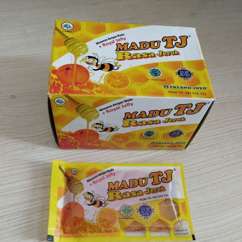 

Madu Tj sachet Rasa Jeruk 20gr