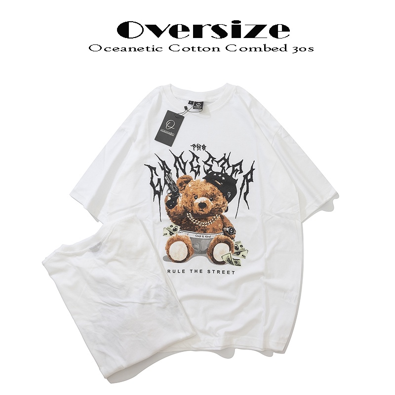 [COD] Kaos Boneka Oversize Pria Dan Wanita Full Tag Original Distro Dan Skate Bandung