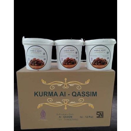 

KURMA AL-QASEEM KEMASAN EMBER KURMA AL-QASEEM TOPLES - Kenji Shop