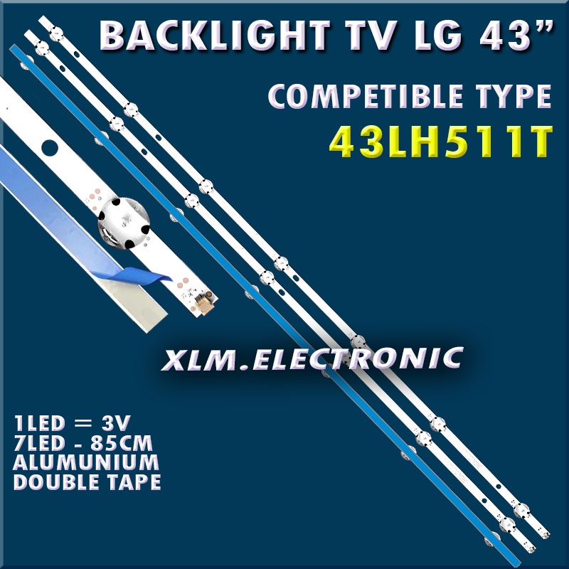 BACKLIGHT TV LED LG 43LH511T BACKLIGHT LG 43LH511T 43LH511T 43LH570T 43LJ510T 43LH