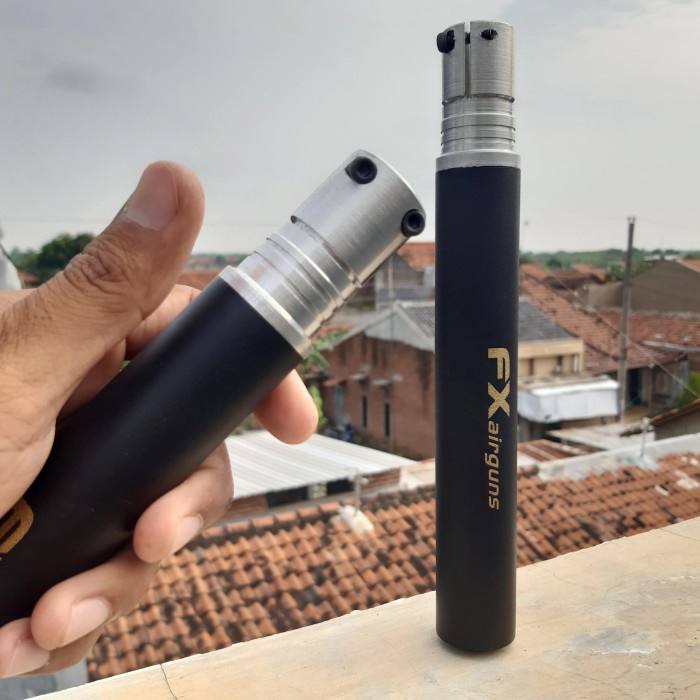 peredam silincer fx4444444444airguns sistem jepit