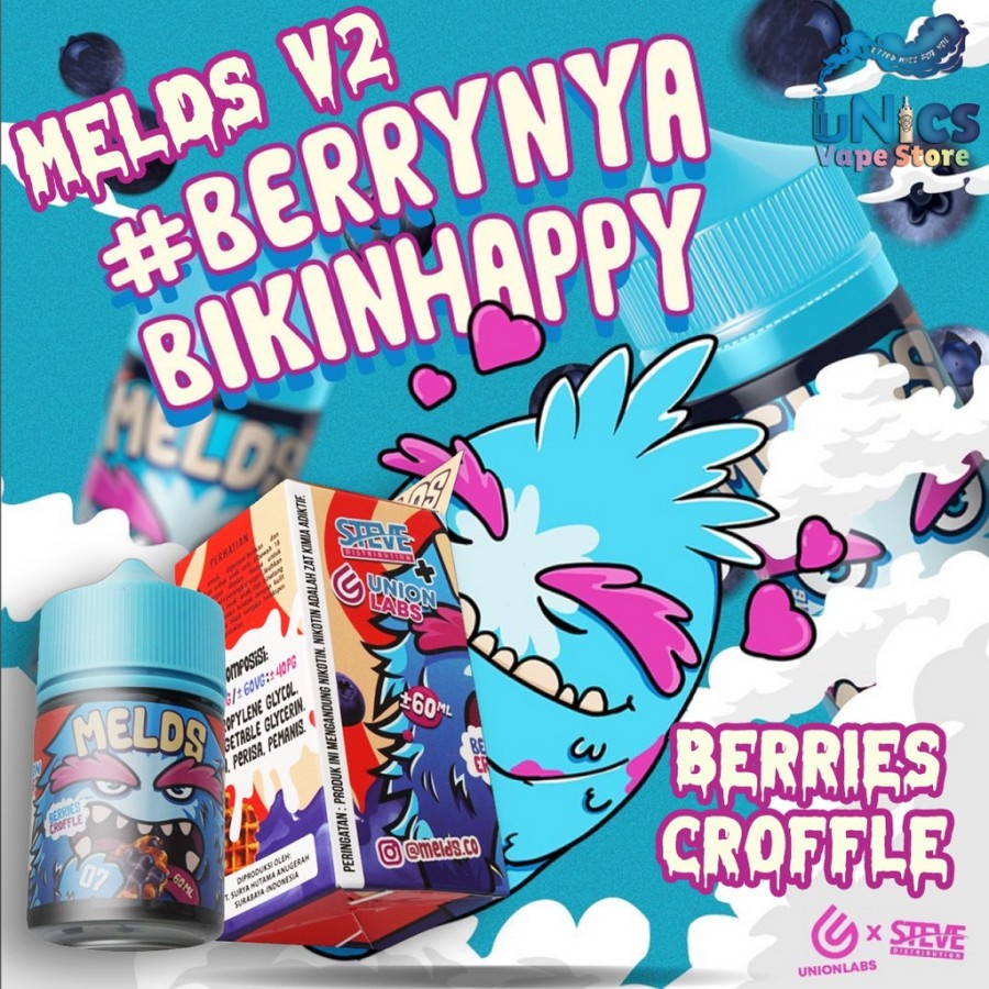 LIQUID MELDS V2 BERRIES CROFFLE - MELDS BERRIES CROFFLE - 60ML