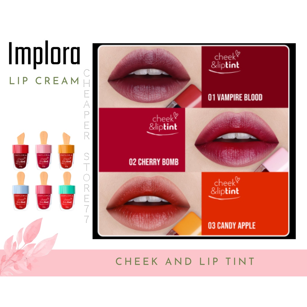 IMPLORA - CHEEK &amp; LIPTINT 5.5 GR