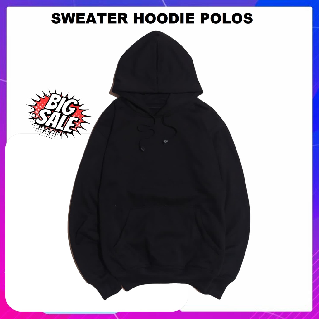 HOODIE SWEATER POLOS PRIA DISTRO HODIE pria HITAM HODDIE polos HODI COWOK HUDIE pria polos HOODIE Hi