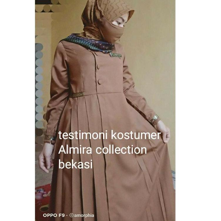 PROMO E28 GAMIS PNS/TOYOBO/SERAGAM PNS/ASN warna khaki/Bisa bumil/seragam kerja/gamis kerja つ