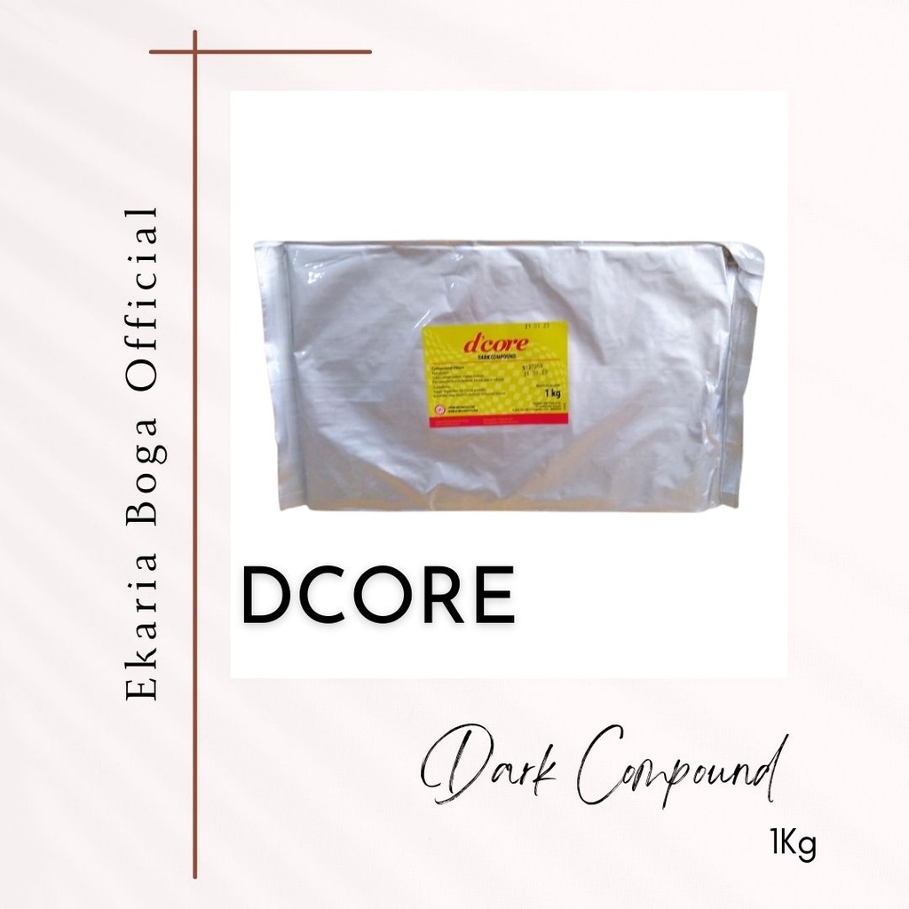 

COKELAT | COKLAT BATANG / BLOK / KEMASAN | COLATTA D'CORE | COMPOUND HITAM | DCORE DARK COMPOUND 1KG