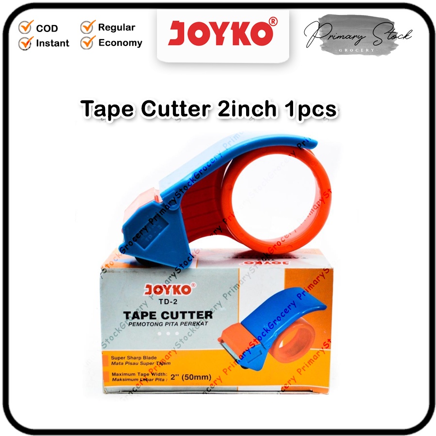 Tape Cutter Joyko Dispenser Lakban Besar Kecil Pemotong Lakban TD 2 inch