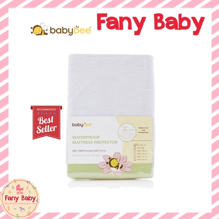 BABYBEE WATERPROOF MATRAS PROTECTOR 95X65CM &amp; 120X70CM