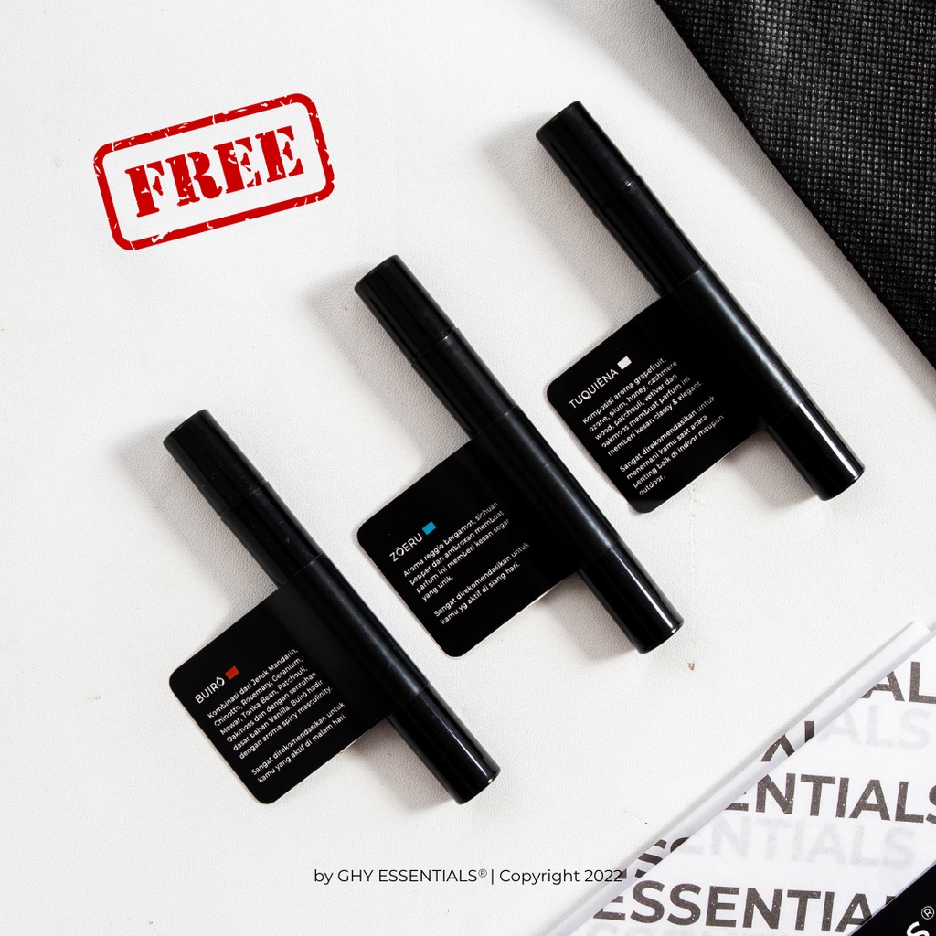 GHY ESSENTIALS Paket Bundling - Sröen Loafer + (Eau De Parfume/Chauman Wallet/Jethize Cardholder/Clero Lanyard, Tinqeer Keychain, Goodie Bag)