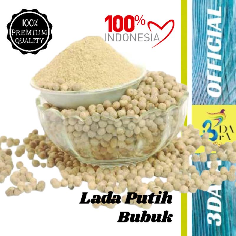 

Bubuk Lada Putih - Merica Putih Murni Kualitas Premium