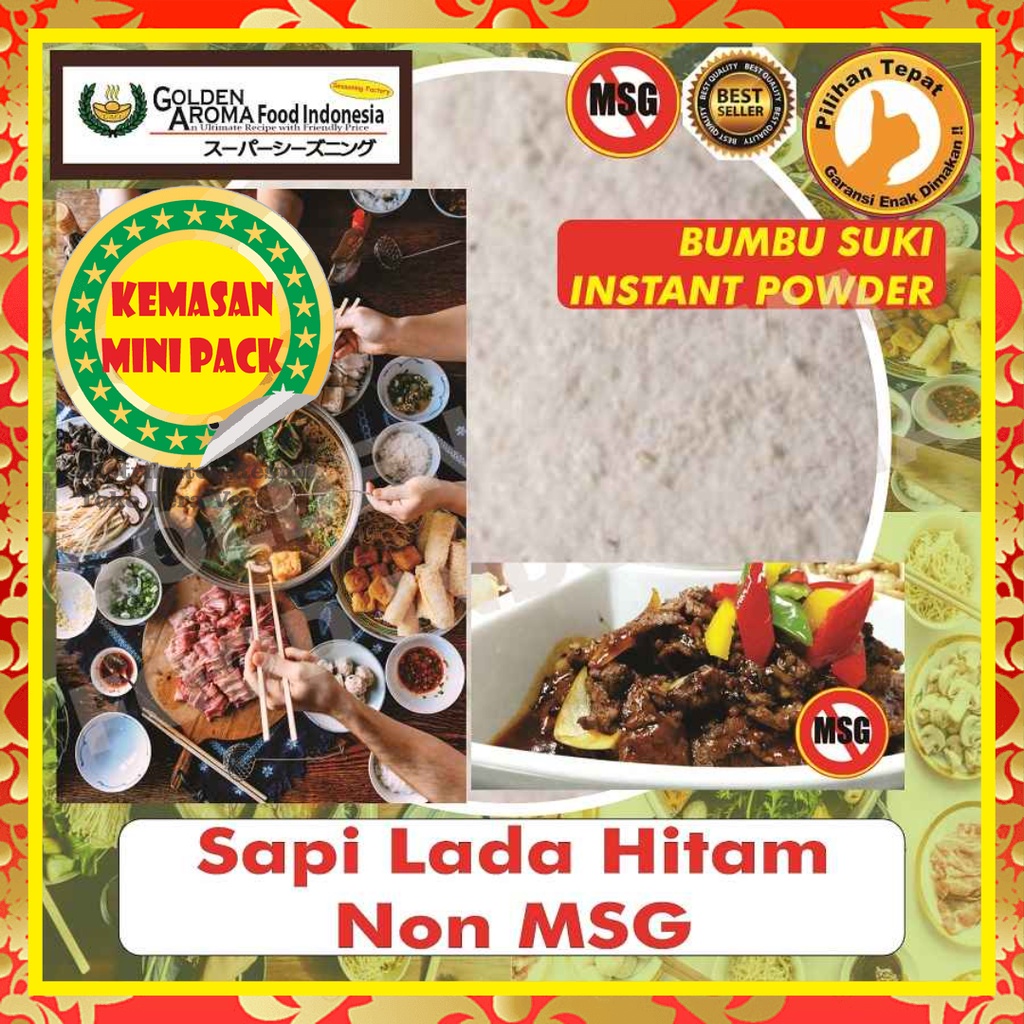 

Bumbu Steamboat Halal Sapi Lada Hitam Non MSG 50Gr Shabu Hotpot Sample Rasa Sapi Lada Hitam Tanpa MSG Kecil Instan Suki Sabu Kuah Soup Original Stemboat Steambot Steamboot Sukiyaki Grill Bakar Instant Gafi Murah Enak Terbaik Premium Promo Rekomendasi