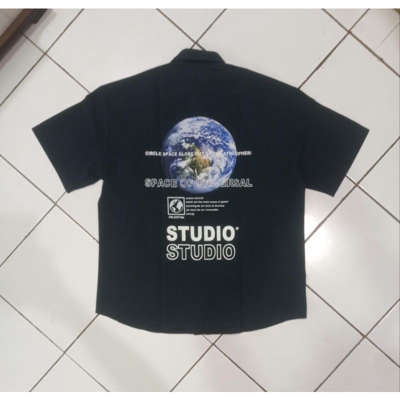 KEMEJA BACKPRINT/ WORKSHIRT SECOND