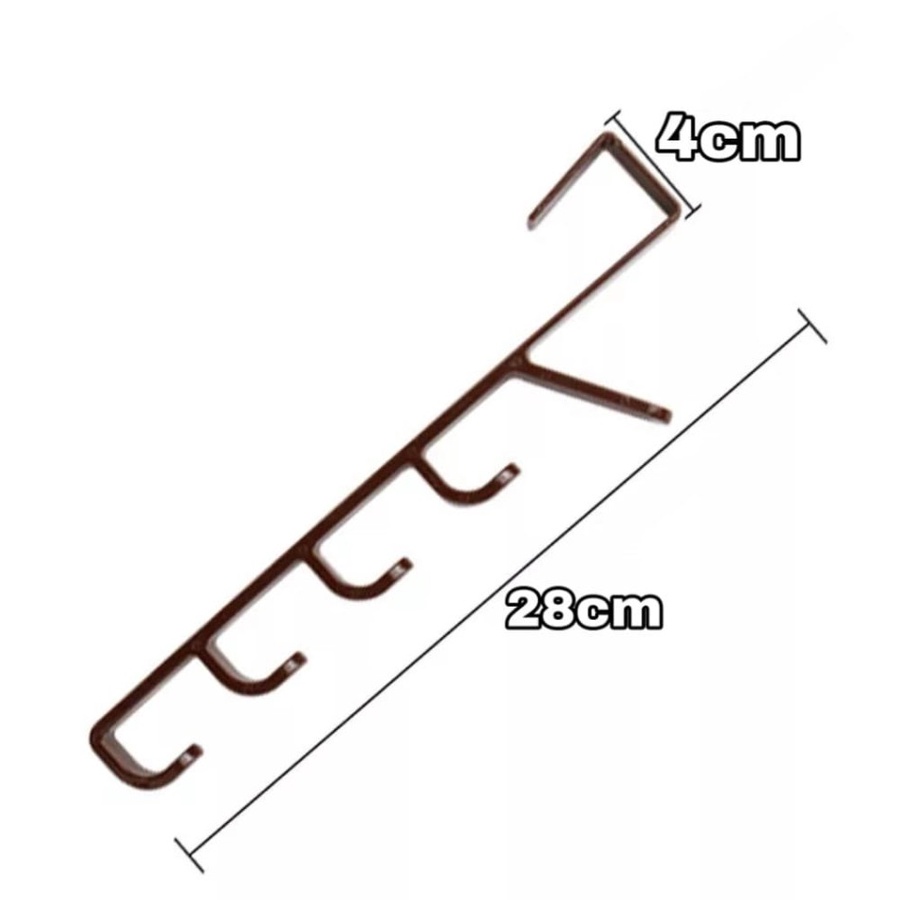 Gantungan Baju Tanpa Paku - Gantungan Baju Pintu - Door Hook Hanger