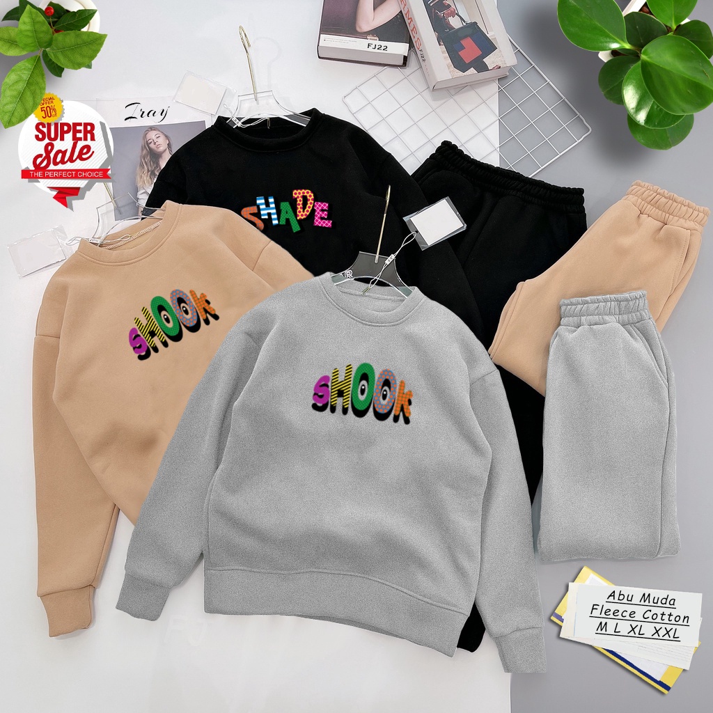 Sweater Shoock Unisex Pria &amp; Wanita | Dhea Fashion