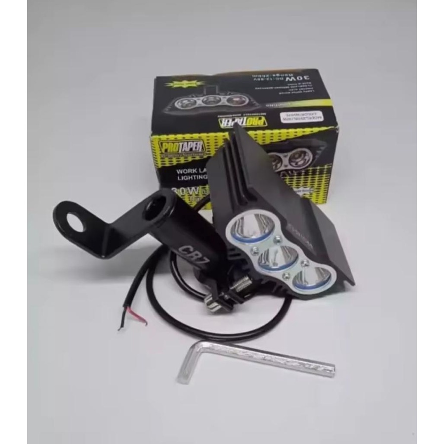 lampu owl 3 mata strobo+kedudukan lampu pasang di spion universal semua motor (promo)