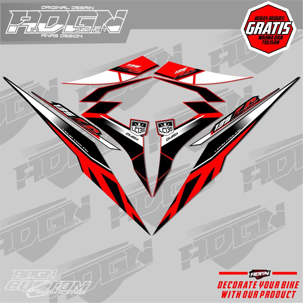 Striping Jupiter Mx new 135 custom lc135