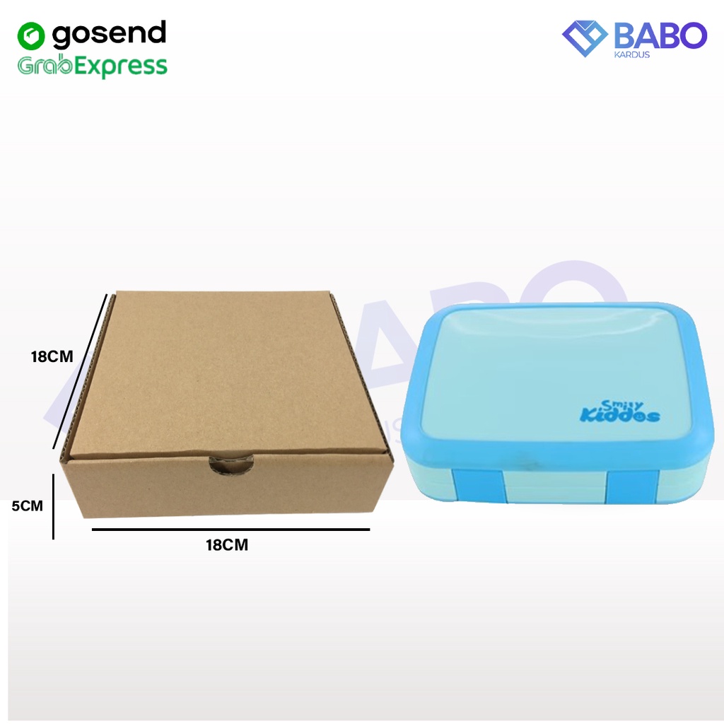 

Kardus-Box Diecut-Box Pizza-Hampers-Packing Kaos-Karton 18 x 18 x 5 cm Lunch Box (Kardus Pizza 18 x 18 x 5 cm)