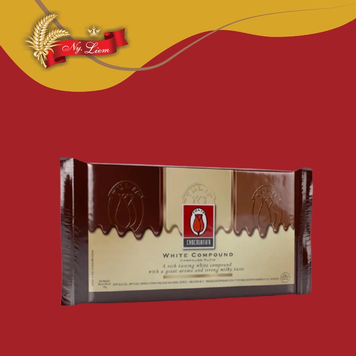 

TULIP CHOCOLATE COMPOUND / COKELAT MASAK DARK / MILK / WHITE 1KG