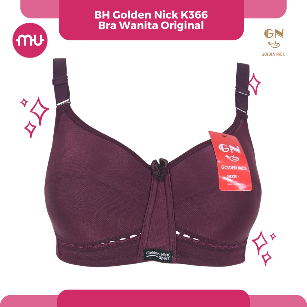 Bra Sport Golden Nick K366 BH Tanp Kawat  GN K 366