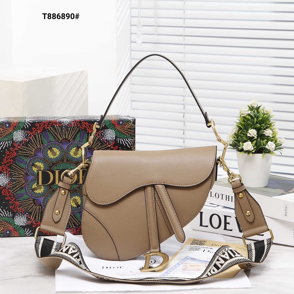 Tas Dior Saddle Grained T886890 PLM 94 batam impor original fashion branded reseller sale