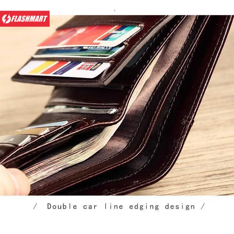 Flashmart Dompet Pria Bahan Kulit - MBQ0096