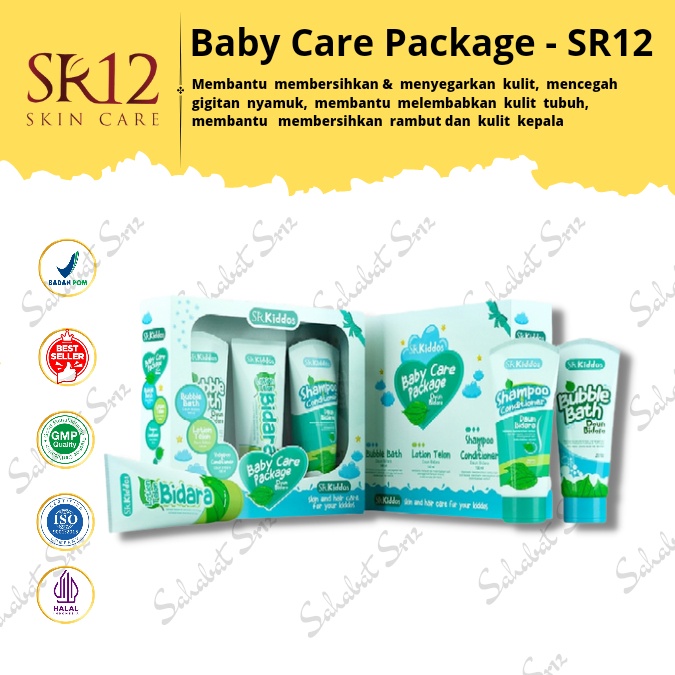 BUBBLE BATH DAUN BIDARA SR12 KIDDOS / SABUN MANDI ANAK / PERAWATAN KULIT BAYI