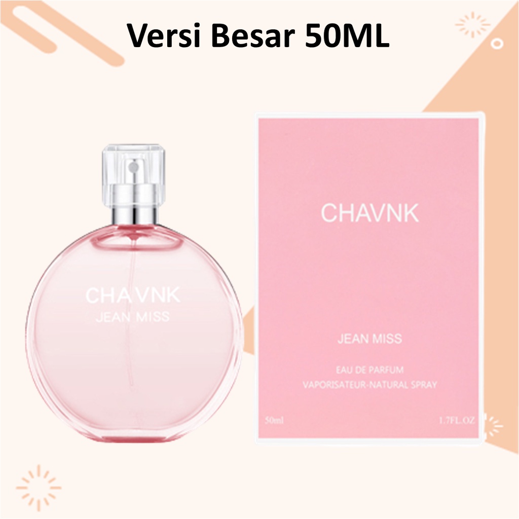 PARFUM wanita Perfume Parfum Wanita Parfum tahan lama 50ML Parfum Bunga Dan Buah Segar dan mengharukan Wewangian tahan lama