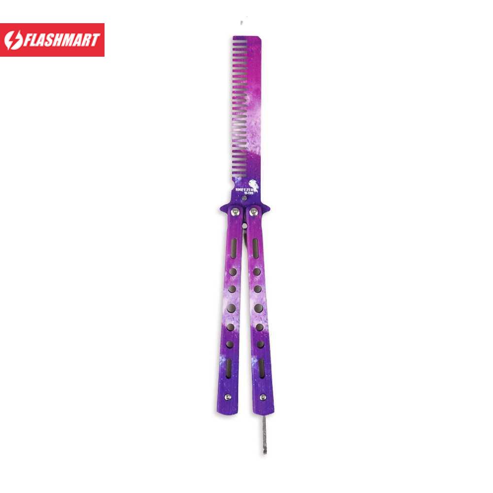 Flashmart Sisir Besi Butterfly Balisong Training Knife CS GO - YS-7319